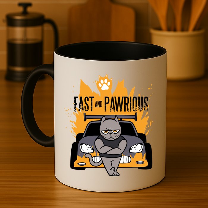 Fast And Pawrious Mug