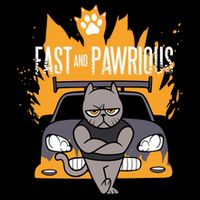 Fast And Pawrious 16 in Basic Backpack