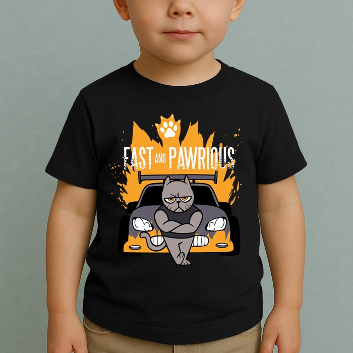Fast And Pawrious Toddler T-Shirt