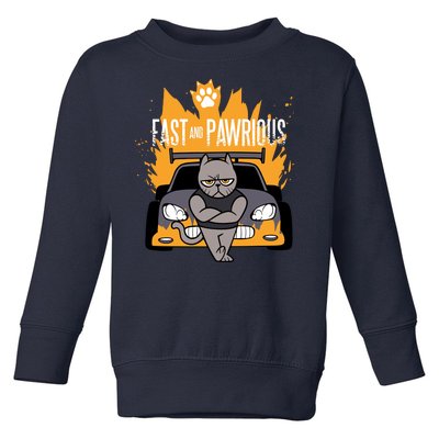 Fast And Pawrious Toddler Sweatshirt