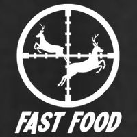 Fast Food Hunting Deer Adult Drive Performance Visor