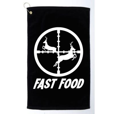 Fast Food Hunting Deer Golf Towel