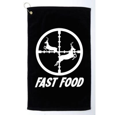 Fast Food Hunting Deer Platinum Collection Golf Towel