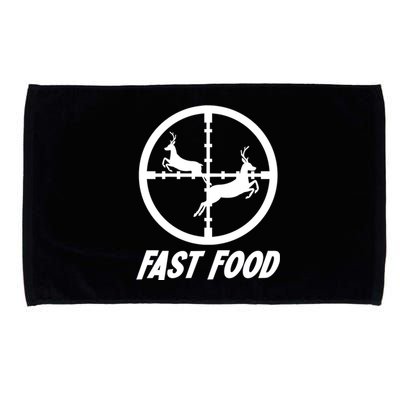 Fast Food Hunting Deer Microfiber Hand Towel