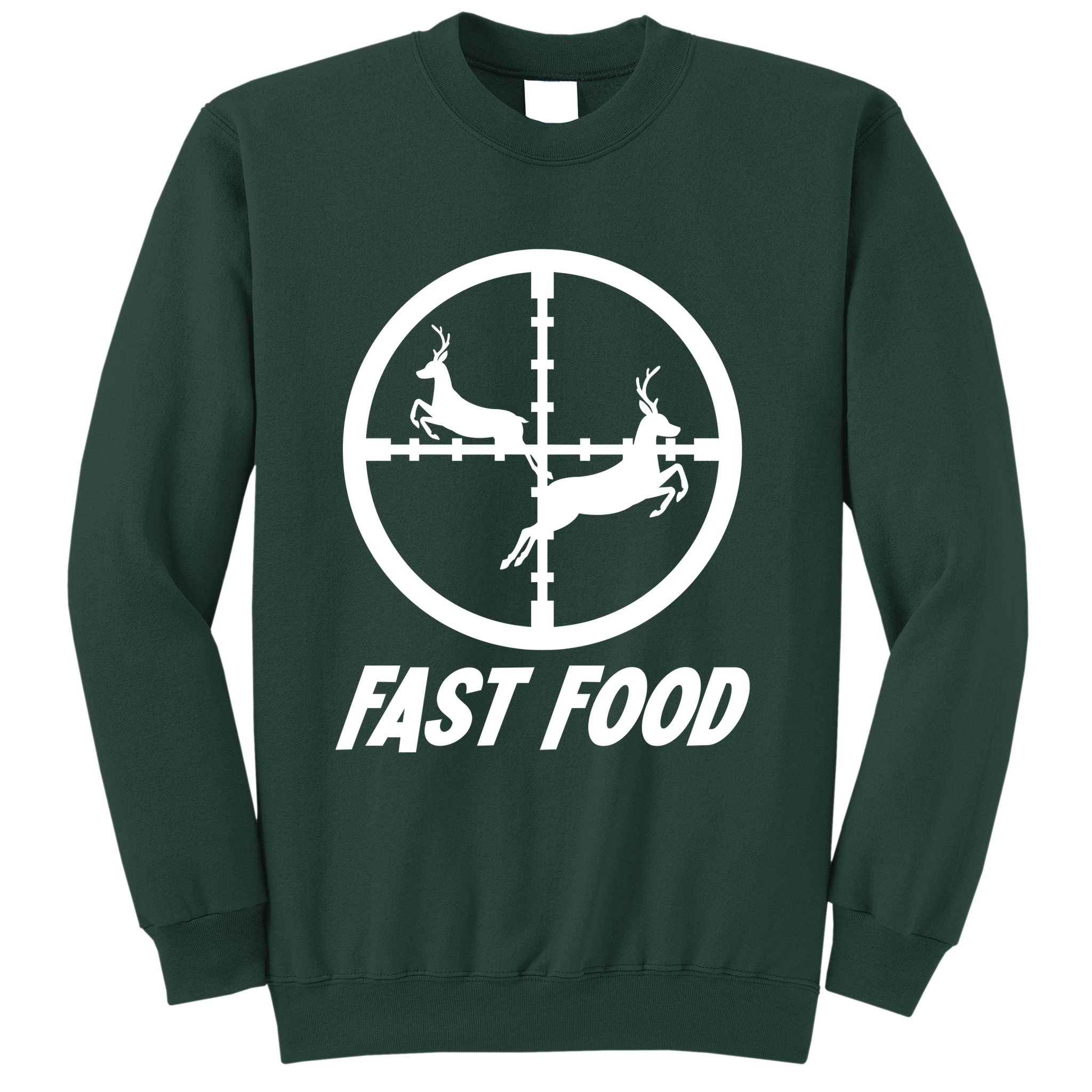 Fast Food Hunting Deer Sweatshirt