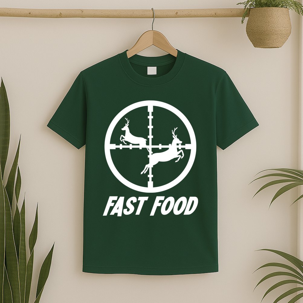 Fast Food Hunting Deer T-Shirt