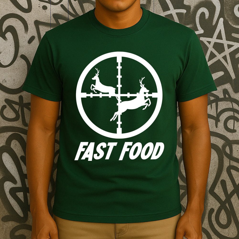 Fast Food Hunting Deer T-Shirt