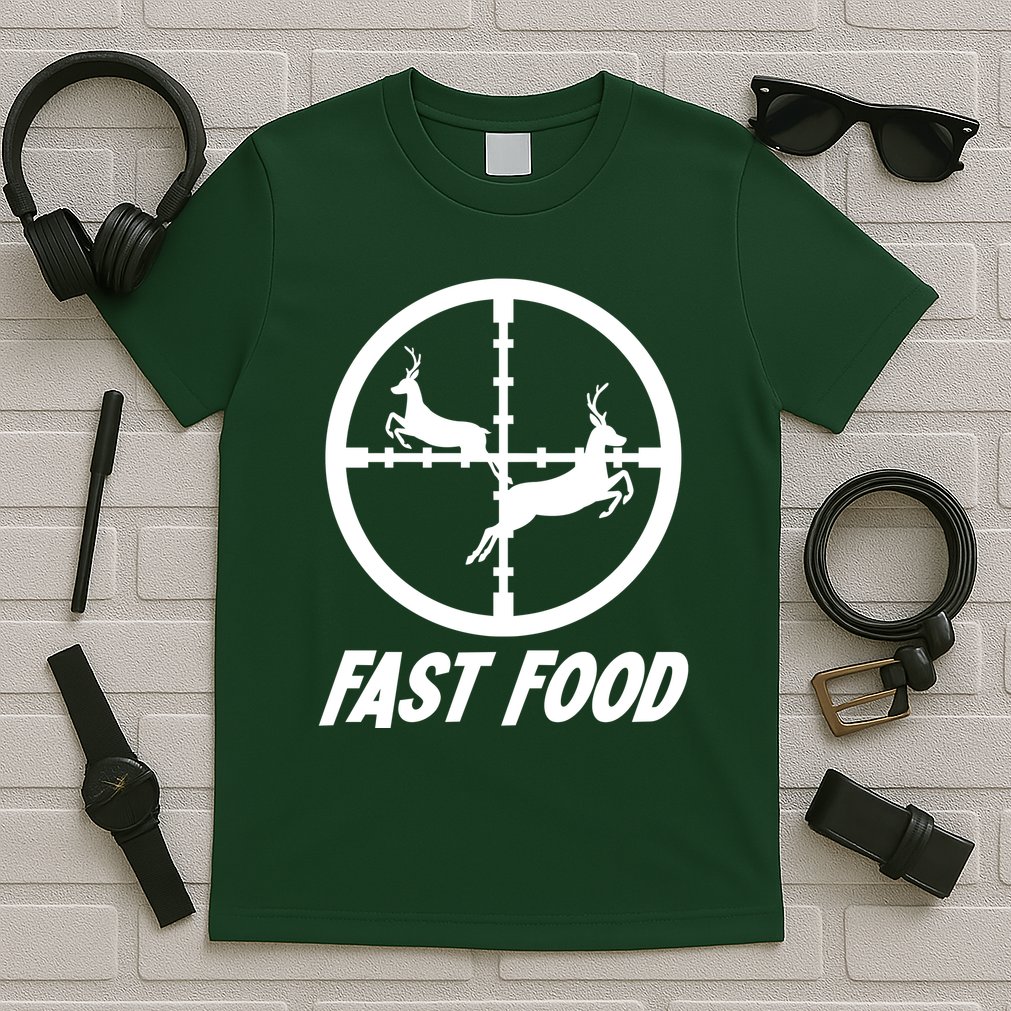 Fast Food Hunting Deer T-Shirt