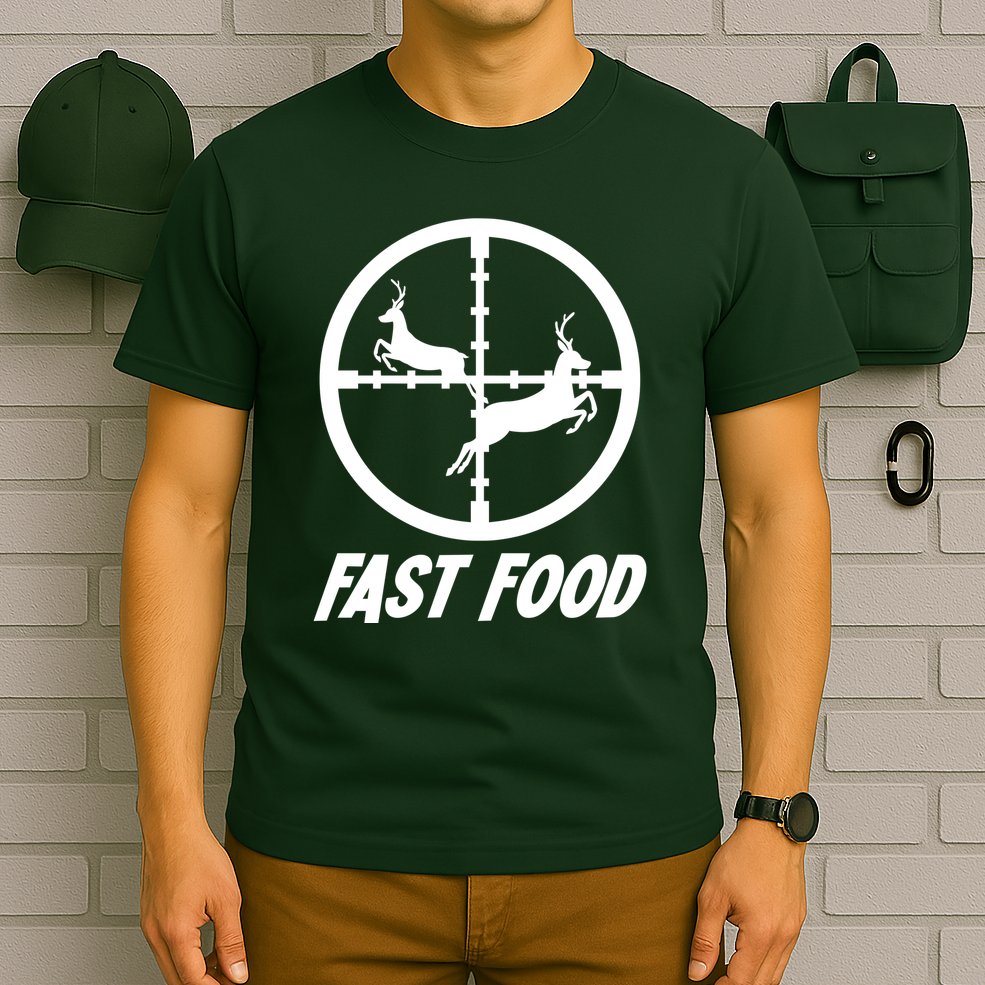 Fast Food Hunting Deer T-Shirt