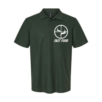 Fast Food Hunting Deer Softstyle Adult Sport Polo