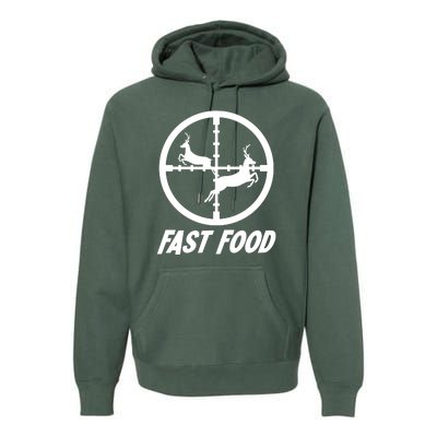 Fast Food Hunting Deer Premium Hoodie