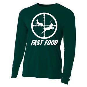 Fast Food Hunting Deer Cooling Performance Long Sleeve Crew