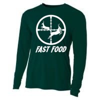 Fast Food Hunting Deer Cooling Performance Long Sleeve Crew