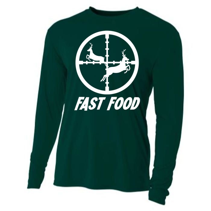 Fast Food Hunting Deer Cooling Performance Long Sleeve Crew