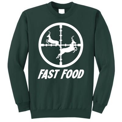 Fast Food Hunting Deer Tall Sweatshirt