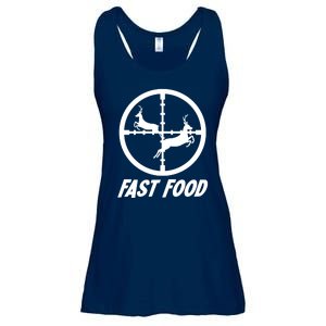 Fast Food Hunting Deer Ladies Essential Flowy Tank