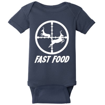 Fast Food Hunting Deer Baby Bodysuit