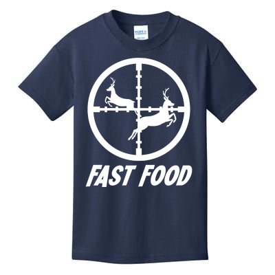 Fast Food Hunting Deer Kids T-Shirt