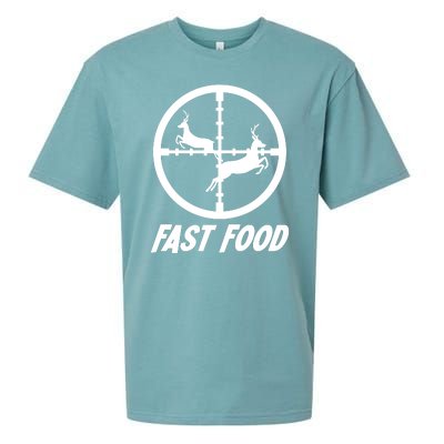 Fast Food Hunting Deer Sueded Cloud Jersey T-Shirt