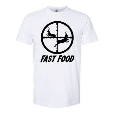 Fast Food Hunting Deer Softstyle CVC T-Shirt