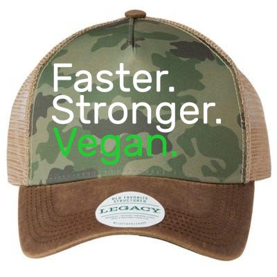 Faster Stronger Vegan Legacy Tie Dye Trucker Hat