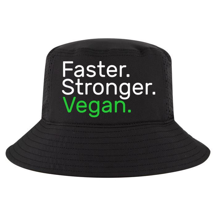 Faster Stronger Vegan Cool Comfort Performance Bucket Hat