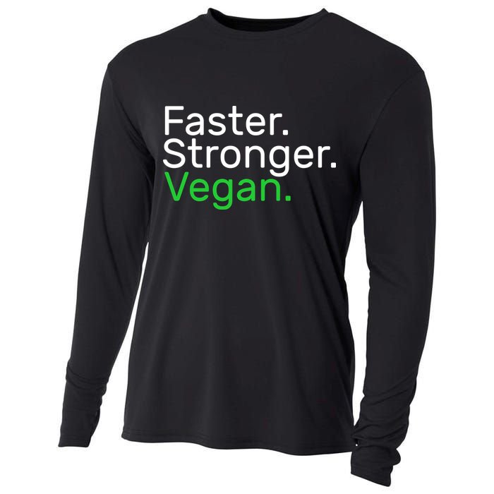 Faster Stronger Vegan Cooling Performance Long Sleeve Crew