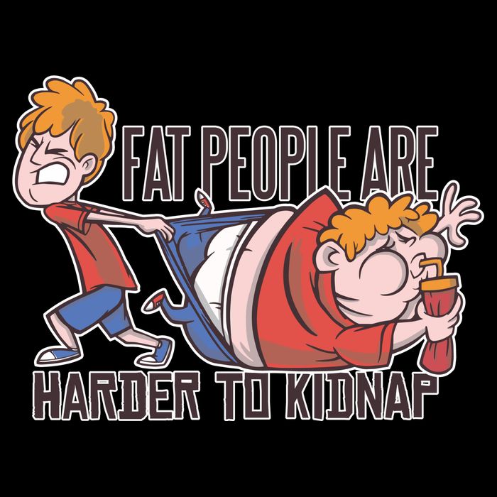 Fat People Are Harder To Kidnap Hoodie