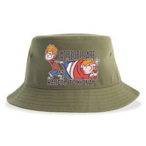 Fat People Are Harder To Kidnap Sustainable Bucket Hat