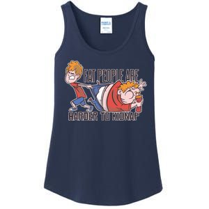 Fat People Are Harder To Kidnap Ladies Essential Tank