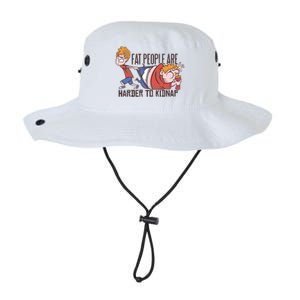 Fat People Are Harder To Kidnap Legacy Cool Fit Booney Bucket Hat