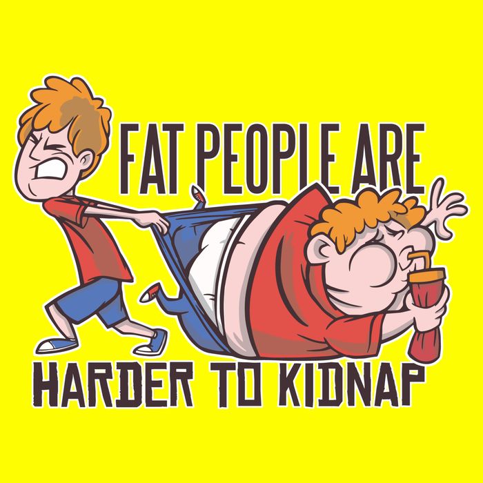 Fat People Are Harder To Kidnap 11oz C Handle Ceramic Mug