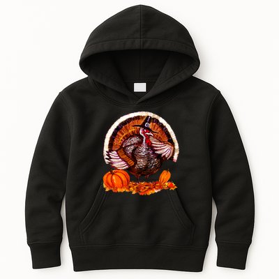 Fat Turkey Pumpkin Scene Kids Hoodie