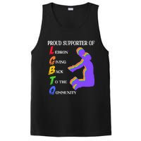 Funny Ahh Tees Proud Supporter Of Lebron Giving Back To The Qommunity PosiCharge Competitor Tank