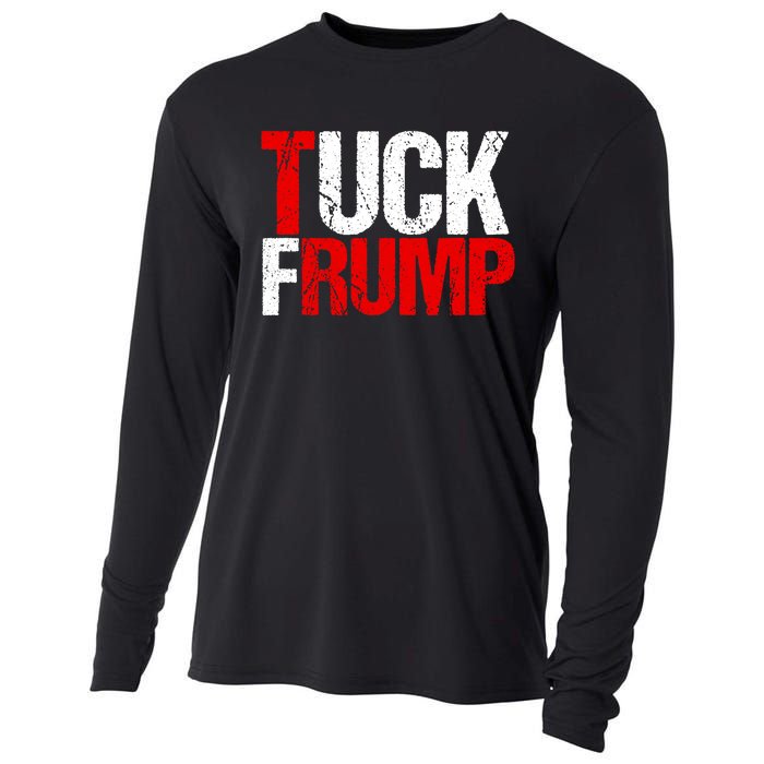 Funny Anti Trump Tuck Frump Cool Resist Political Humor Cooling Performance Long Sleeve Crew