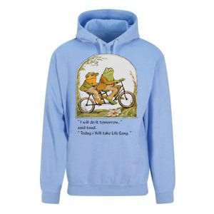 Frog And Toad I Will Do It Tomorrow Said Toad Unisex Surf Hoodie