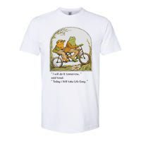 Frog And Toad I Will Do It Tomorrow Said Toad Softstyle CVC T-Shirt