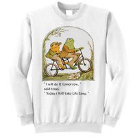 Frog And Toad I Will Do It Tomorrow Said Toad Sweatshirt