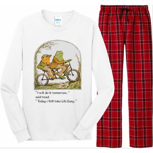 Frog And Toad I Will Do It Tomorrow Said Toad Long Sleeve Pajama Set