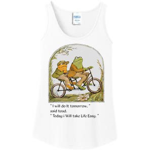 Frog And Toad I Will Do It Tomorrow Said Toad Ladies Essential Tank