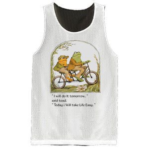 Frog And Toad I Will Do It Tomorrow Said Toad Mesh Reversible Basketball Jersey Tank