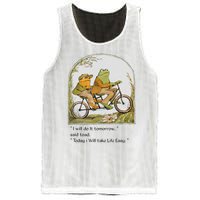 Frog And Toad I Will Do It Tomorrow Said Toad Mesh Reversible Basketball Jersey Tank