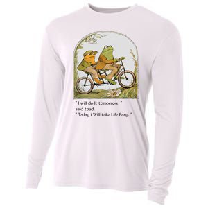 Frog And Toad I Will Do It Tomorrow Said Toad Cooling Performance Long Sleeve Crew