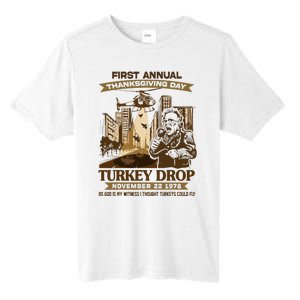 First Annual Turkey Drop Thanksgiving Day As God My Witness Tall Fusion ChromaSoft Performance T-Shirt