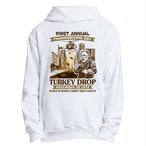 First Annual Turkey Drop Thanksgiving Day As God My Witness Urban Pullover Hoodie