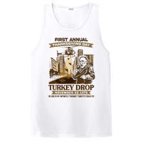 First Annual Turkey Drop Thanksgiving Day As God My Witness PosiCharge Competitor Tank