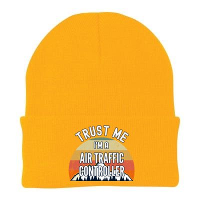 Funny Air Traffic Controller Gift Trust Me Im A Air Traffi Gift Knit Cap Winter Beanie