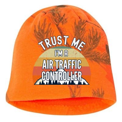 Funny Air Traffic Controller Gift Trust Me Im A Air Traffi Gift Kati - Camo Knit Beanie