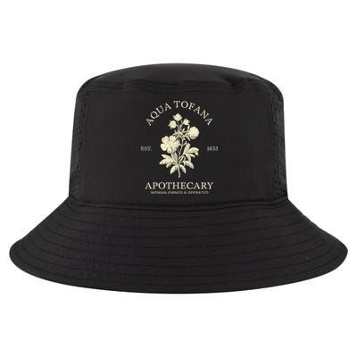 Feminist Aqua Tofana Apothecary Vintage Design Cool Comfort Performance Bucket Hat