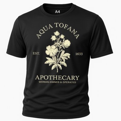 Feminist Aqua Tofana Apothecary Vintage Design Cooling Performance Crew T-Shirt